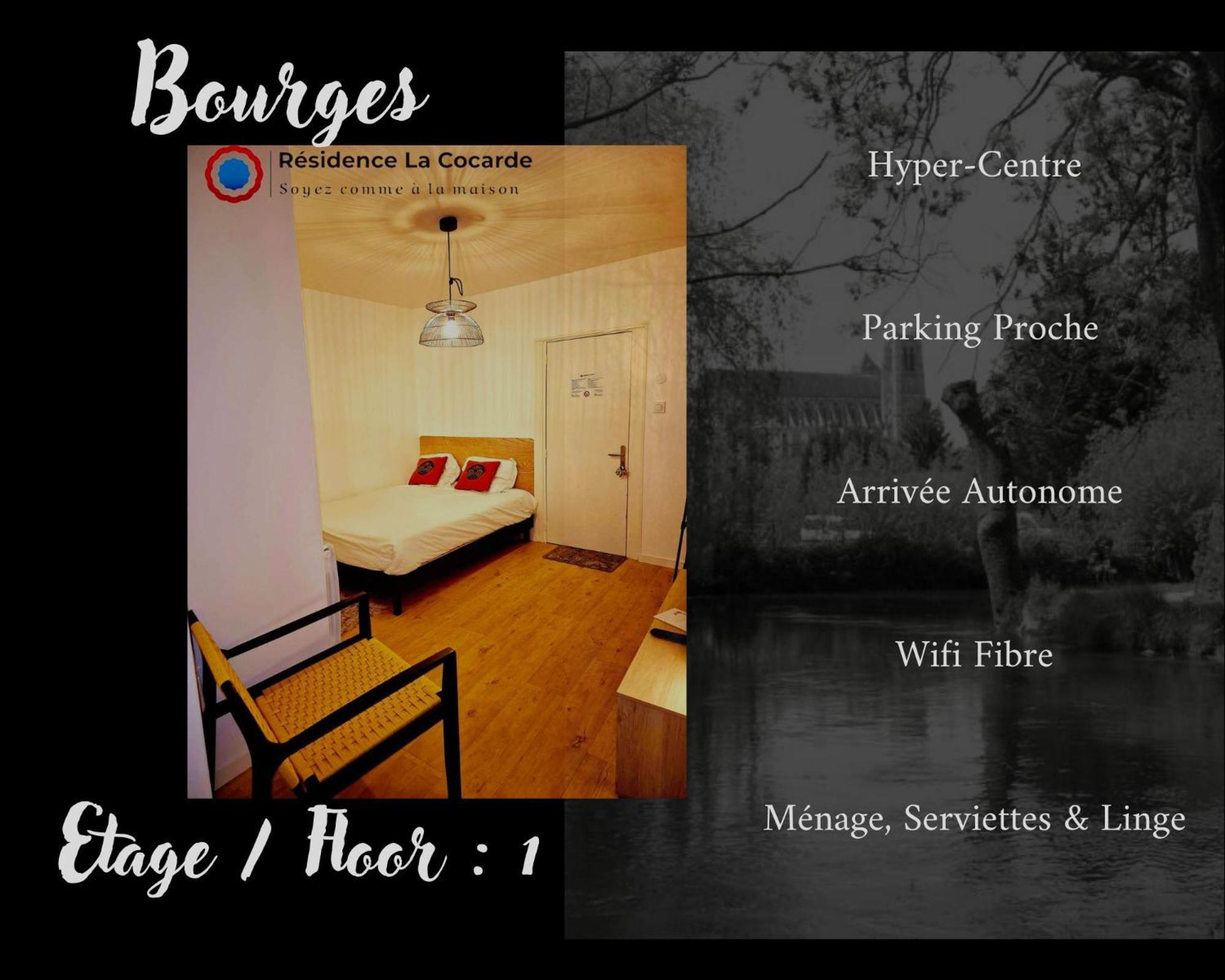Résidence La Cocarde, Suites type Appartements Bourges Extérieur photo